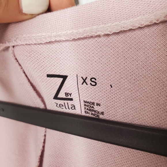 Zella Size XS Pink Lounge Workout Long Sleeve Tee--r - Picture 2 of 4